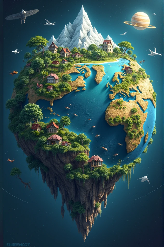 create an unique earth that can thrive life