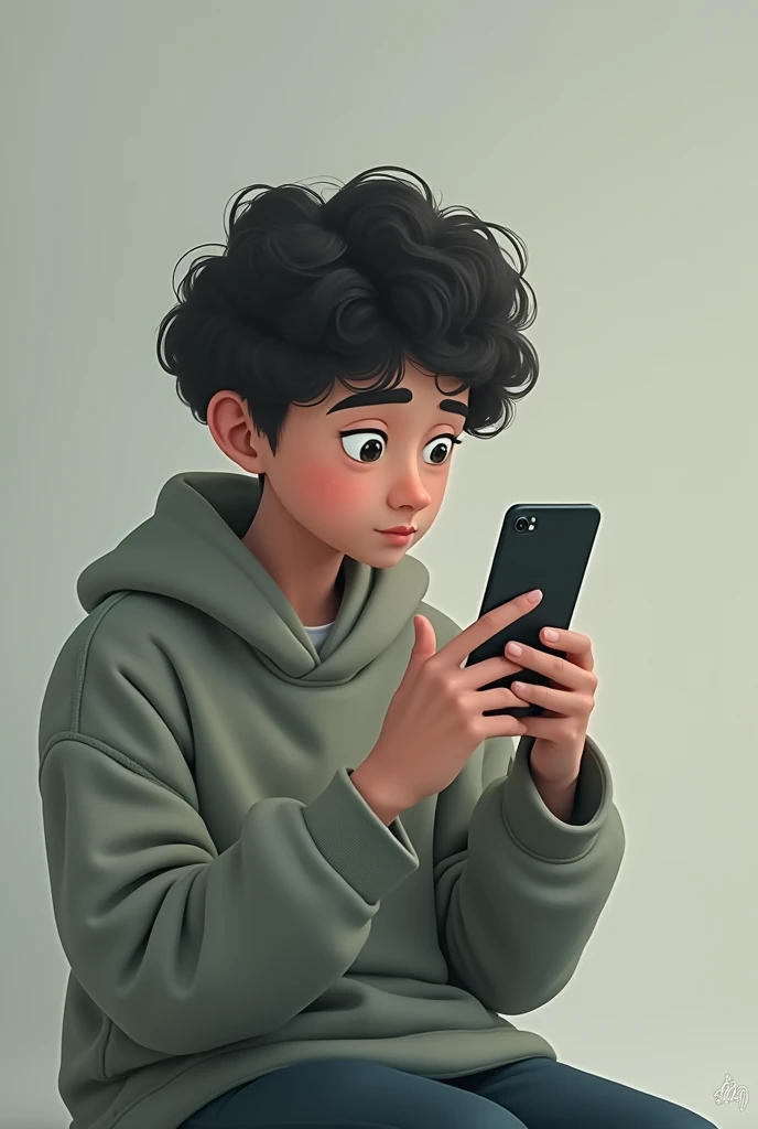 Des gen qui regarde dans un telephone