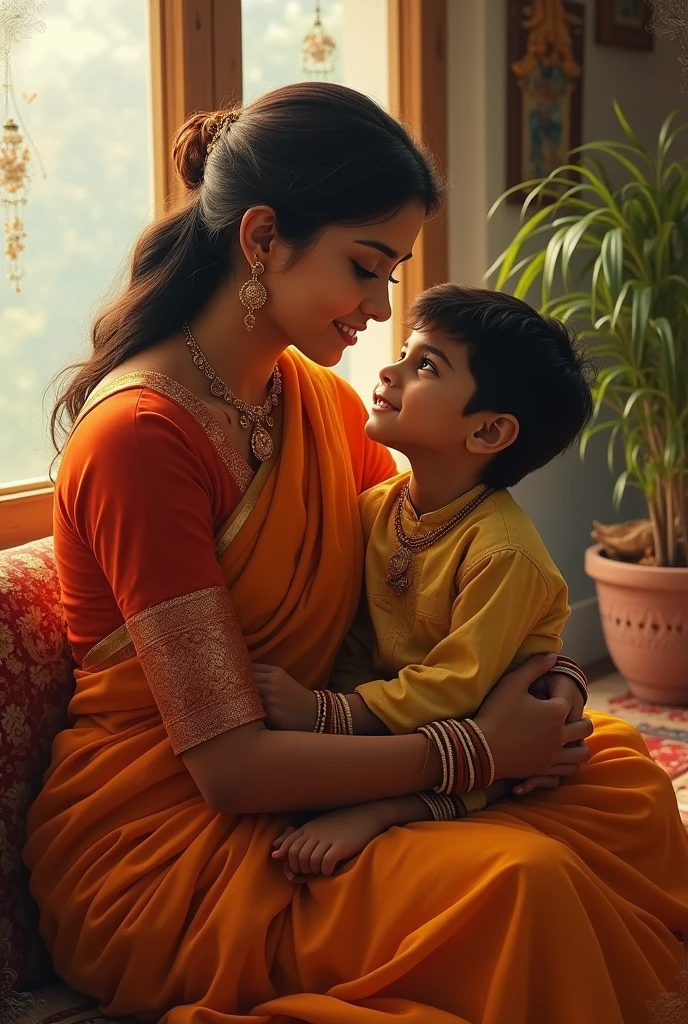 Nekad indian mom and son