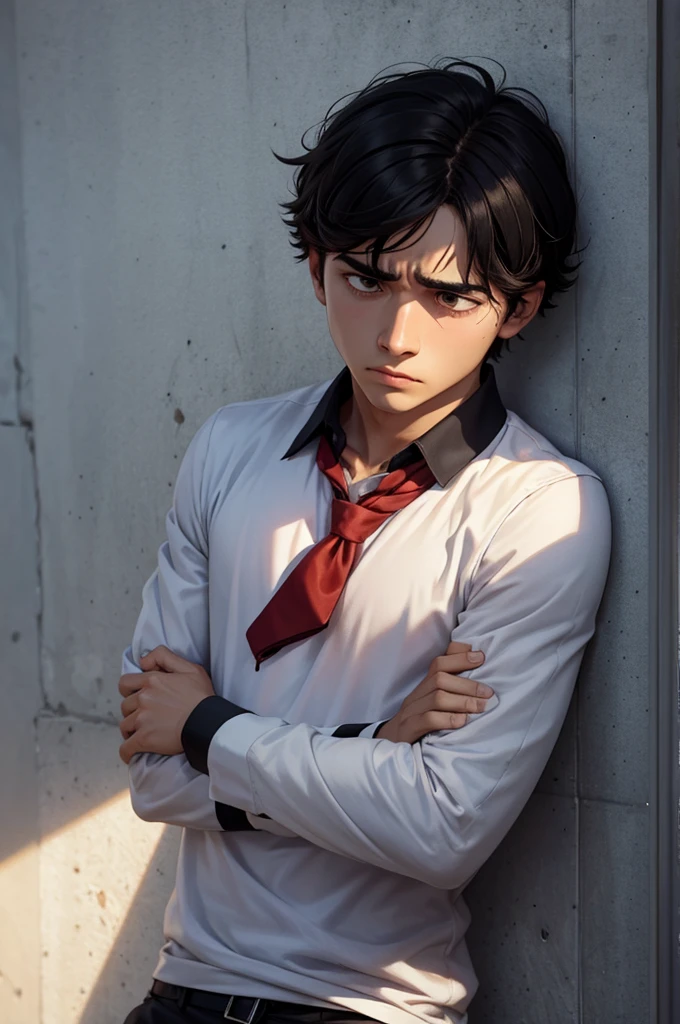 stressed and depressed man