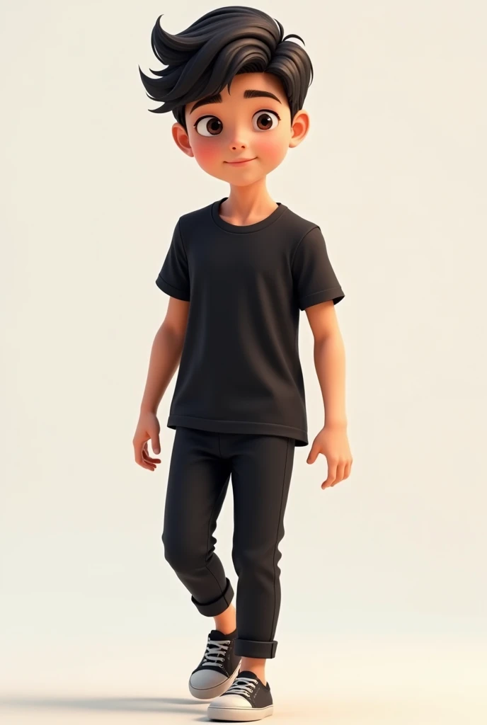 2d young boy walking animation sprite colour black in clothes please 5 image sprite created please remove background