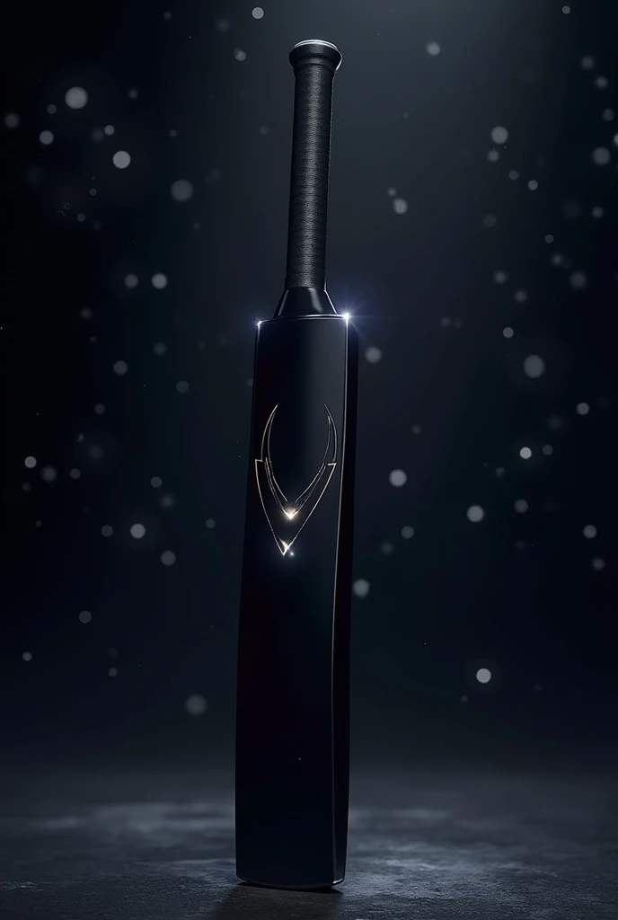 Cricket bat in black colour astroied