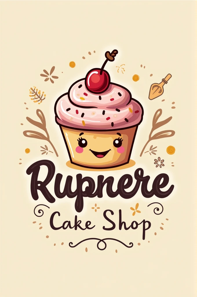 cake shop cute logo