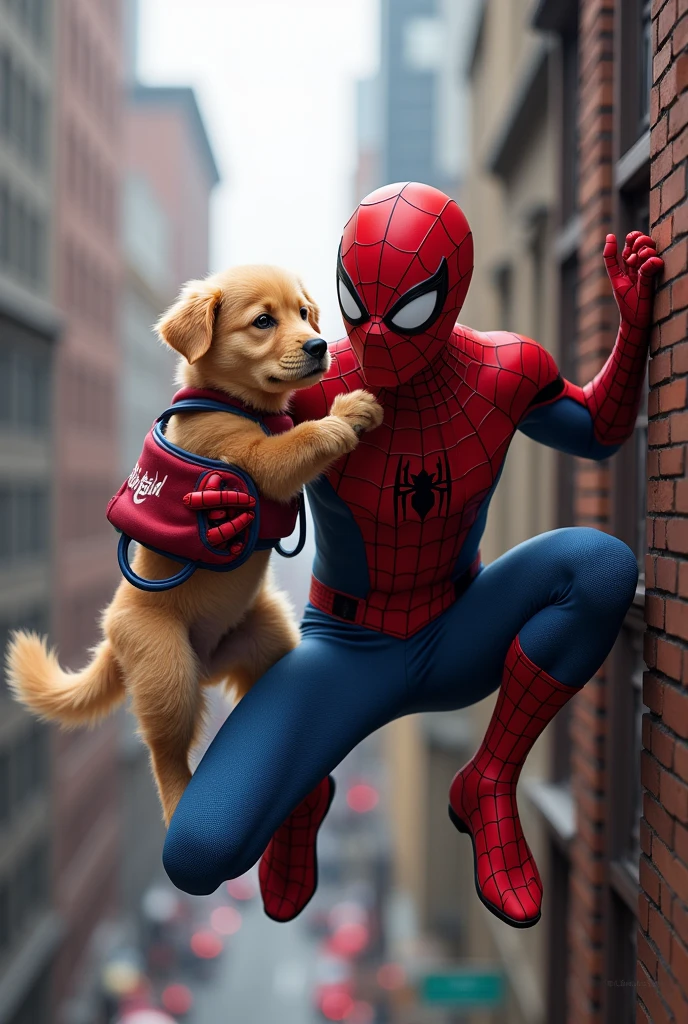 Spider-Man and dog combo 
