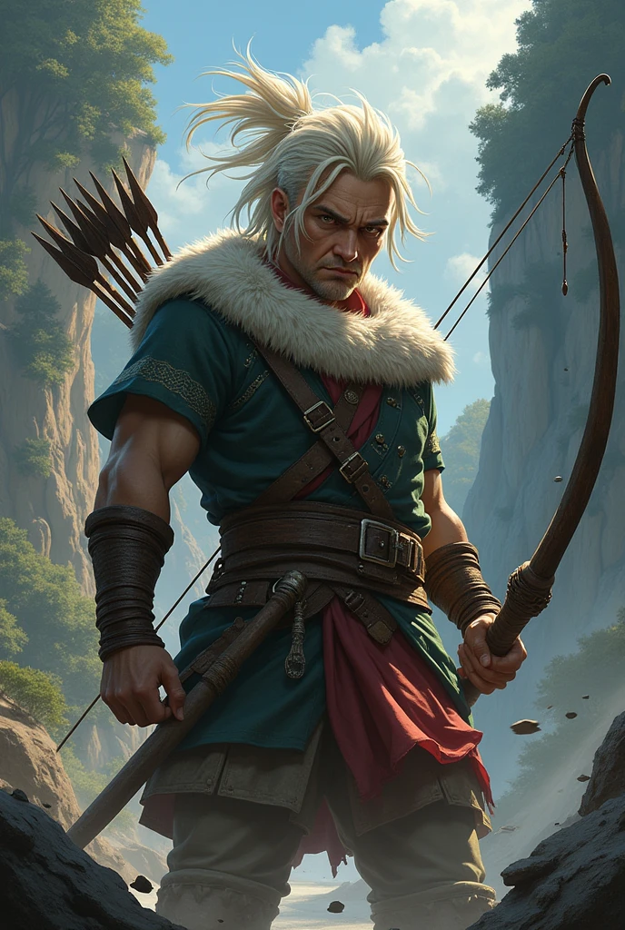  When Yurupary found out, His heart was filled with fury and despair. Determined to rescue his beloved, He armed himself with his bow and arrows and set off towards enemy territory..