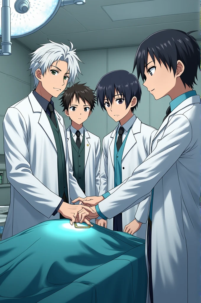 Kento Nanami, gojo Satoru, Geto Suguru and Toji Fushiguro are realistic as doctors