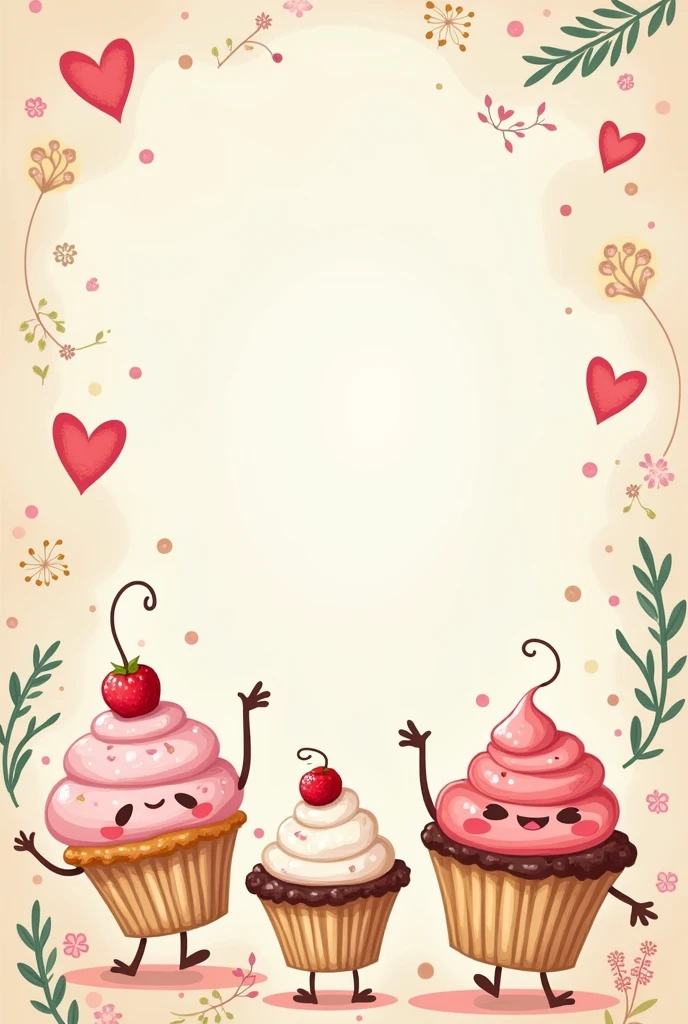 Create a cute cupcake shop banner