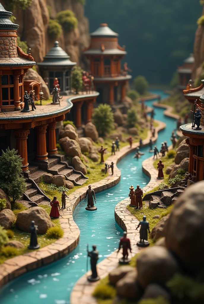 Make a tabletop layout that is very realistic with all the names in order.