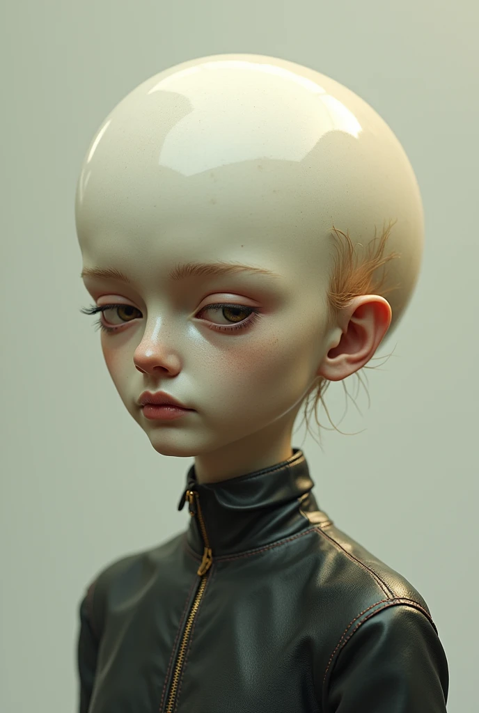 When the human head is look like a bulb