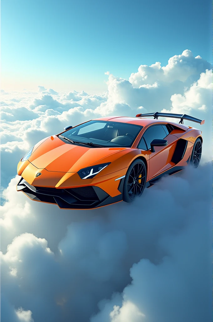 Lamborghini in sky