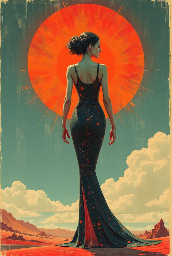 (((masterpiece, Highest quality))),(((alone:1.2))),(((One girl:1.2))),32K Wallpapers, Very detailed, Poster, Vintage Science Fiction,(((((geometric cinematic movie Poster))))), (Bauhaus), shape,(((Abstract))),(Midcentury Modern),sexy Poster,(((((portfolio))))),(((((Large Breasts))))),(((((breast enhancement))))),((((More Angles)))),(((highlight))),Vast landscape,((((Heterochromia iridis)))),(((completion. Detailed face))),(((Very talented))),(((The most complex machine))),((Overall colorful))(((arts章))),(((typography))),(((arts))),(((label))),(detailed movie Poster),(((((The most complex machine))))),(((Genius Mechanic))),