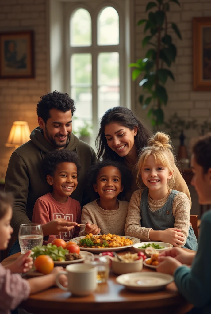 Inclusive and diverse English family images