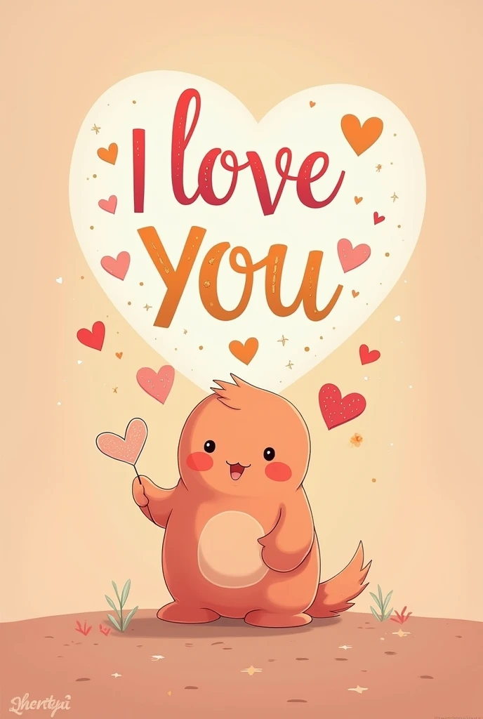 A picture that says I love you, Petita