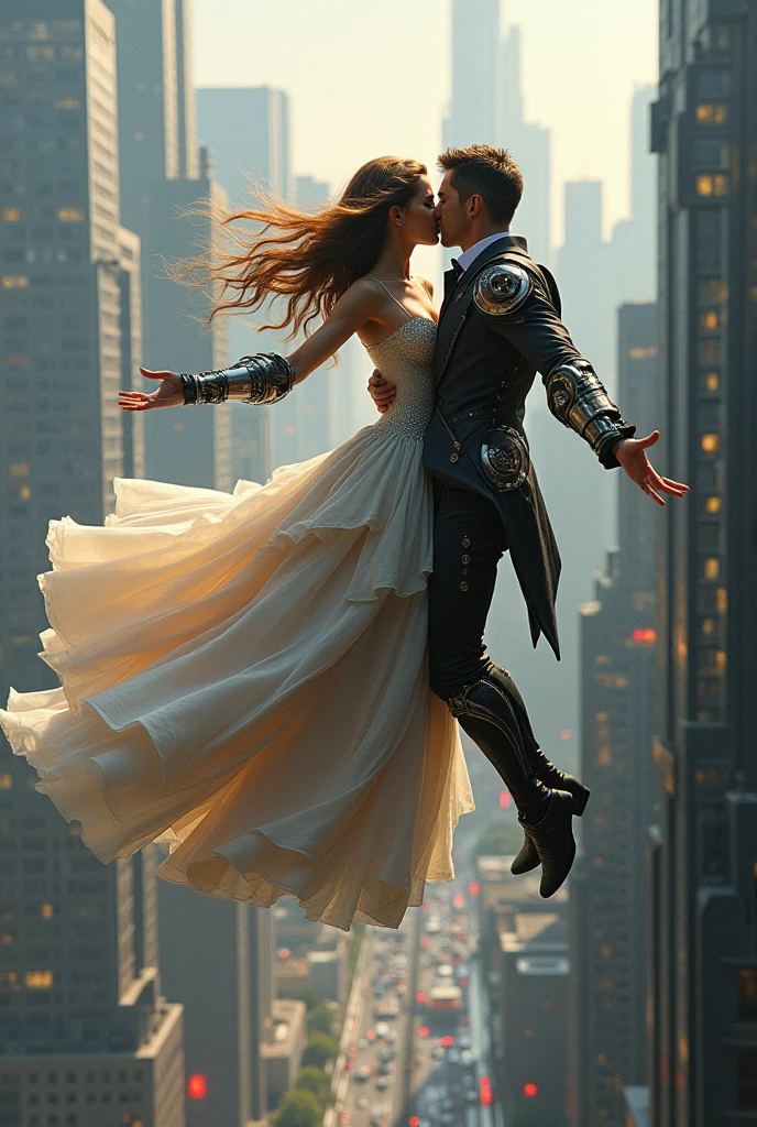 Flyingladywithcitywithweaponsmodeldress boyfriend kissing yourboobs