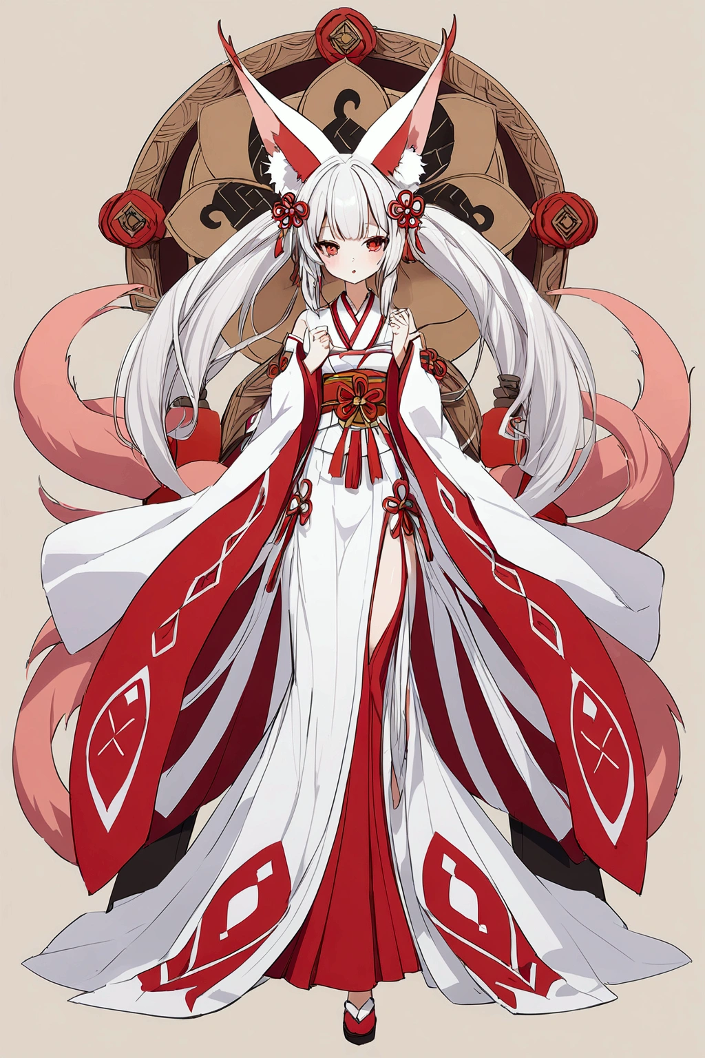 torii Shrine maiden Nine-Tailed Fox