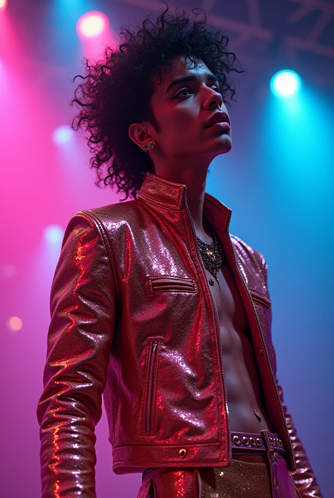 A Image for a clothing brand between Michael Jackson and Freddie Mercury
