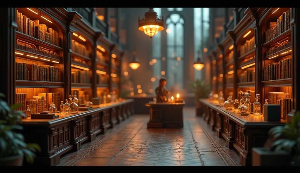 晚Warm light atmosphere,Retro desktop,Alchemistlibrary背景,魔法library,精美细致的Miniature Models,古library,Detailed scenery,Width 672,High Detailphoto,小library,奇幻Alchemist实验室,High Detail,哥特式library,Ultra Detailed的图片,巫师的pharmacist,哥特式史诗library,魔术师的Chamber of Secrets,Warm light atmosphere,Retro Style,Miniature Models,Detailed scenery,Gothic architecture,Warm colors,Ultra Detailed,Fantasy elements,Magical atmosphere,Alchemist,library,pharmacist,Chamber of Secrets,Epic,Meticulous attention to detail。