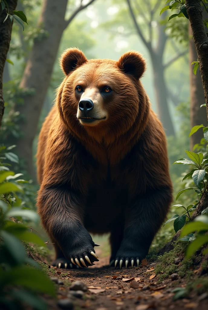 Brown sloth bear
