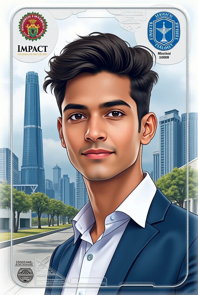 I'd card for B.com course of impact college of science and technology