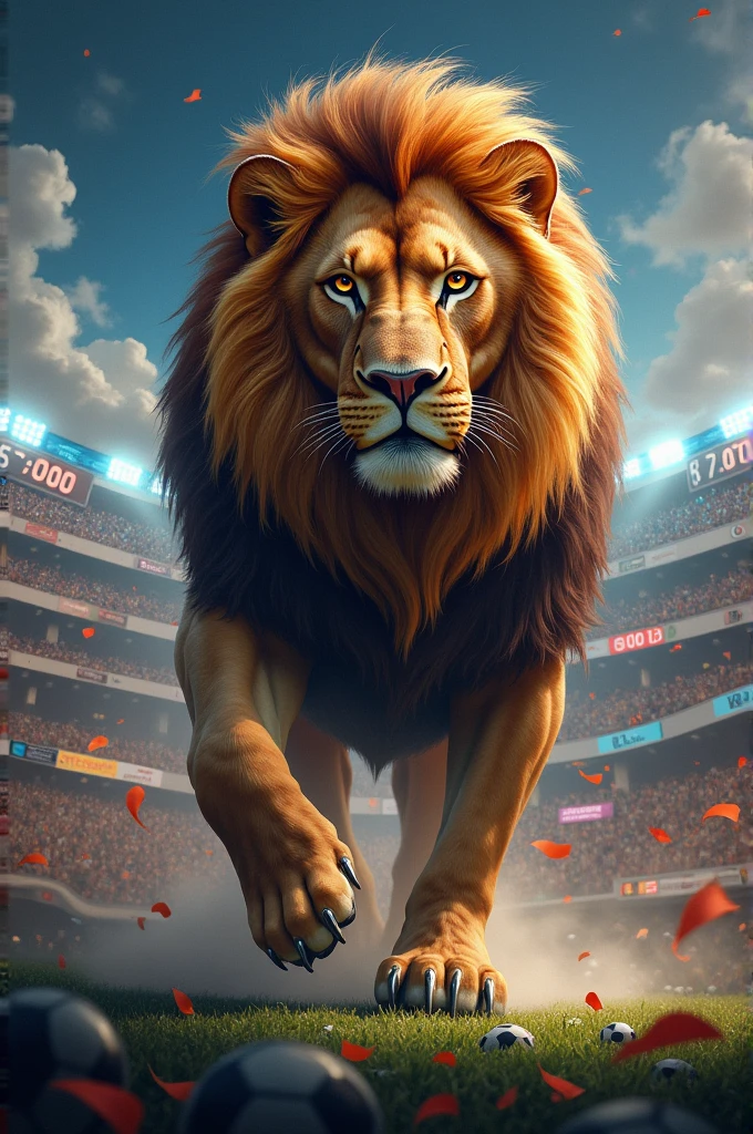 Make me a lion with a bull football betting
