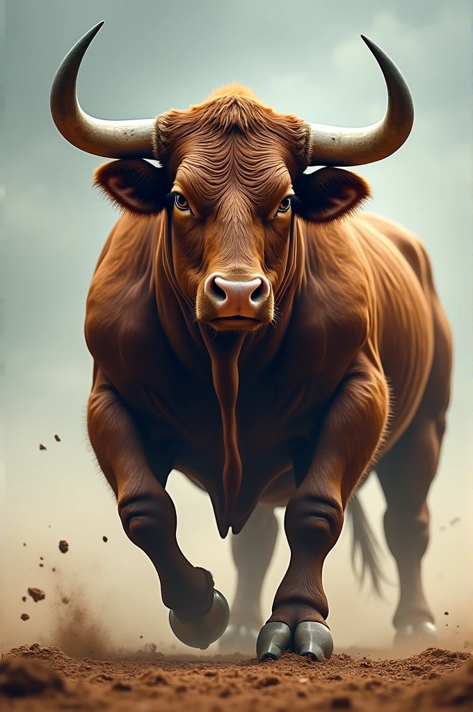 Messi as a bull