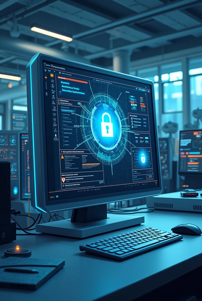 computer installing a security system on its computer system