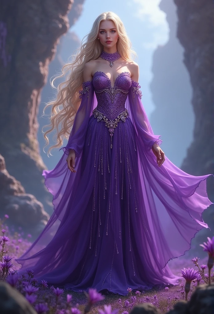 Amethyst Princess, blonde, Purple clothes