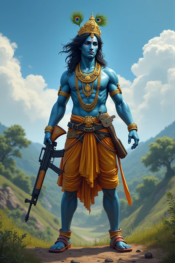 Shri Krishna play pubg