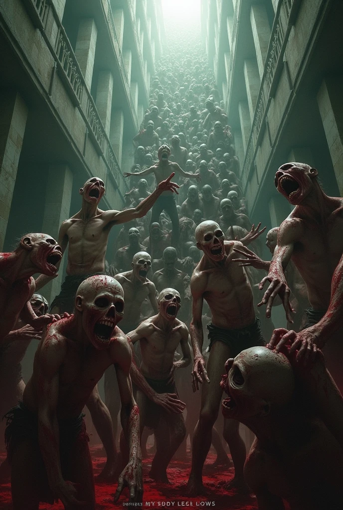 best quality, highres, ultra-detailed, photo of a group of people laughing hanging on to a cross, disturbing, horrorcore, psychosis, dark atmosphere, intense expressions, chilling, eerie lighting, surreal, nightmarish, dramatic shadows, twisted limbs, hauntingly beautiful, gothic, macabre, unsettling, blood-red color scheme, spectral figures, ghostly faces, ethereal ambiance, supernatural elements, eerie mist, cryptic symbols, nightmarish landscape, bone-chilling composition