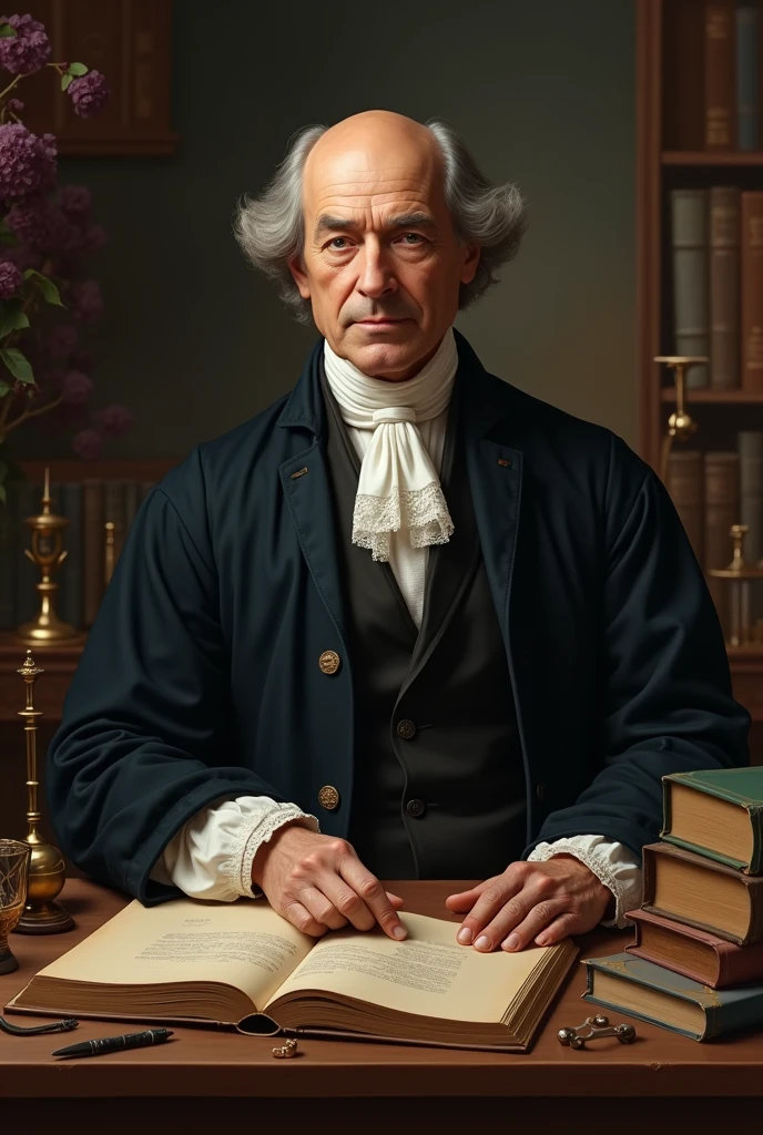 Creates an image of John Locke promoting freedom of the press, Consciousness and tolerance during the Enlightenment movement