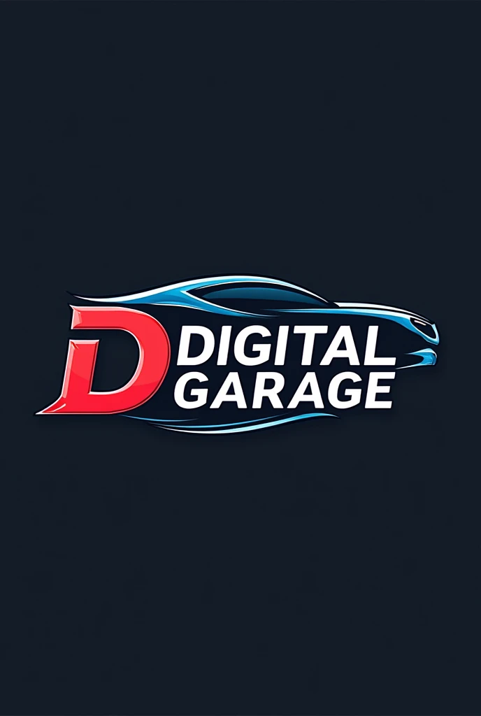 Criar um logotipo marcante e memorável para um canal de conteúdo automotivo no Tiktok, called "Digital Garage". The logo must convey the values of modernity, passion for cars and online community.

Channel Name:

Digital Garage Initials to be highlighted:

D and G Key Concepts:

Modernity: Reflect the digital nature of the channel and passion for modern cars and automotive technologies.
Passion for cars: Conveying enthusiasm and love for automobiles, be it classic or modern.
community: Suggest the idea of an online space where car lovers come together and share their passions.
garage: Evoke the image of a place where cars are cared for and modified, a space for enthusiasts.
Visual Elements to Consider:

Letters D and G: Initials should be highlighted and integrated harmoniously into the logo..
Icons: Consider including car-related icons, como rodas, Motores, screwdrivers, or more abstract elements that represent speed and movement.
colors: Utilizar uma paleta de colors que transmita energia, modernity and virility, such as shades of blue, rot, black and gray.
styled: Visual style can range from minimalist to more detailed, depending on the desired identity.
Target Audience:

Young people and adults passionate about cars.
Automotive technology and innovation enthusiasts.
People looking for information and entertainment about the automotive world.
Logo Applications:

Social media: Tiktok, instagramart, youtube, etc.
printed materials: visit cards, tshirts, stickers, etc.
Merchandising: Customized products with the brand.
Reference examples (optional):

[Include examples of logos from other brands or channels here that serve as inspiration, if any]

Comments:

[Include any other relevant information, as style preferences, colors, or restrictions.]

Examples of initial concepts:

Option 1: A minimalist logo with the letters D and G stylized in a c shape.