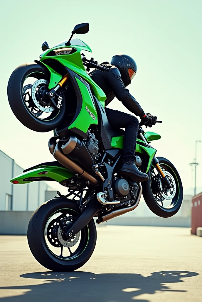 Kawasaki wheelie chock

