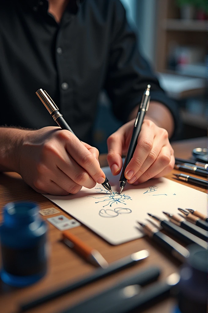 loading ink into pencils