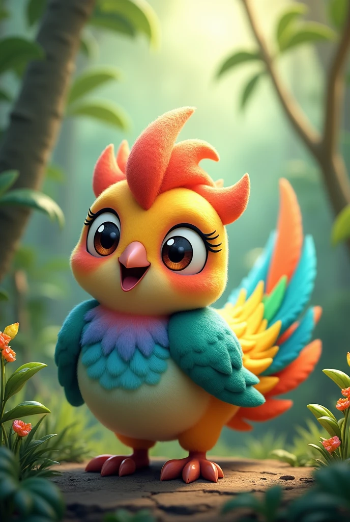 Ave quetzal chibi