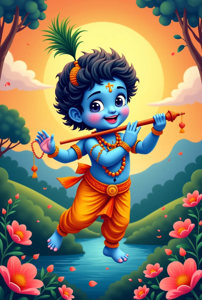 Happy Janmashtami logo