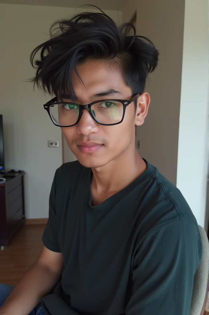 Make my image  iam boy iam  and i have specs  my hair colour is black my height is 5'3 and my weight is 54 kg 