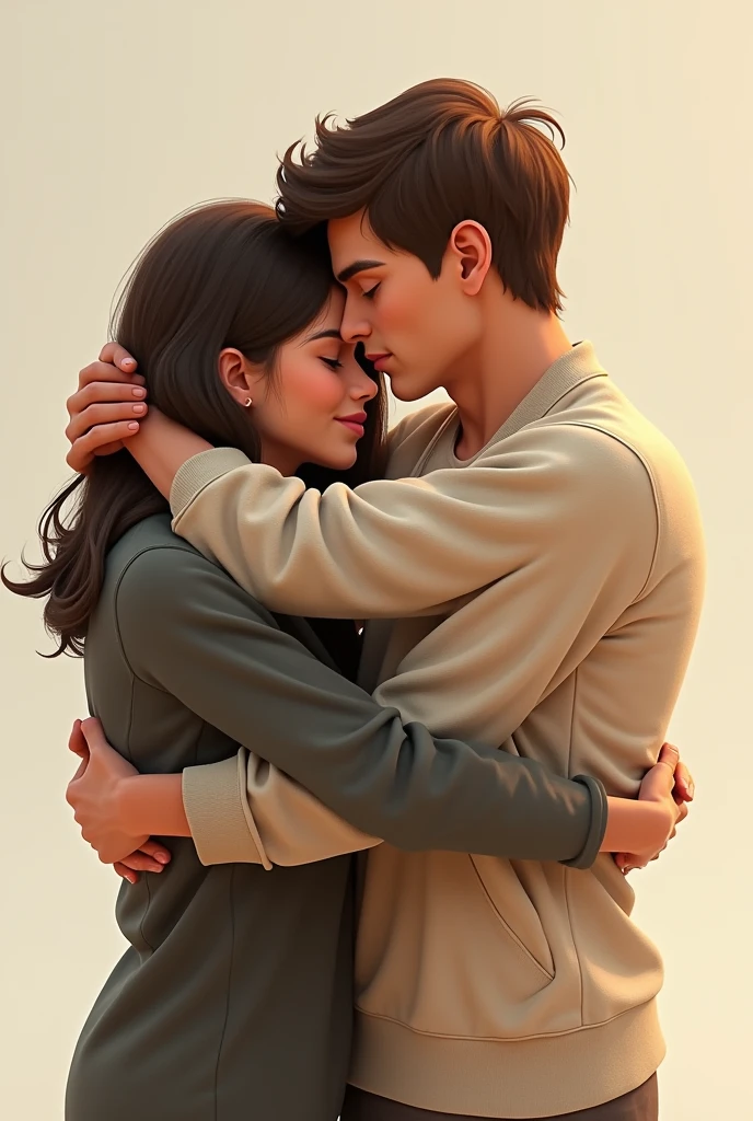 Hugging eachother