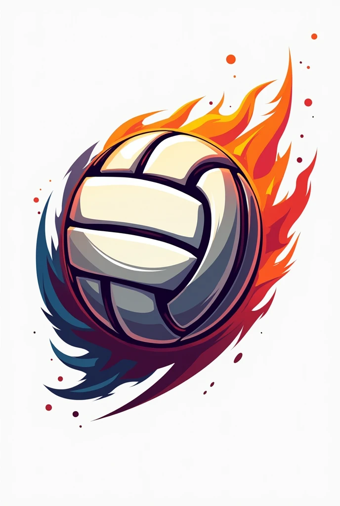Volleyball sport logo
