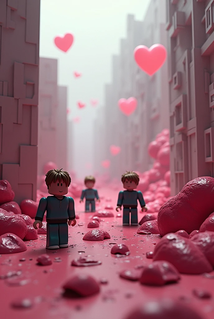 Roblox with broken hearts