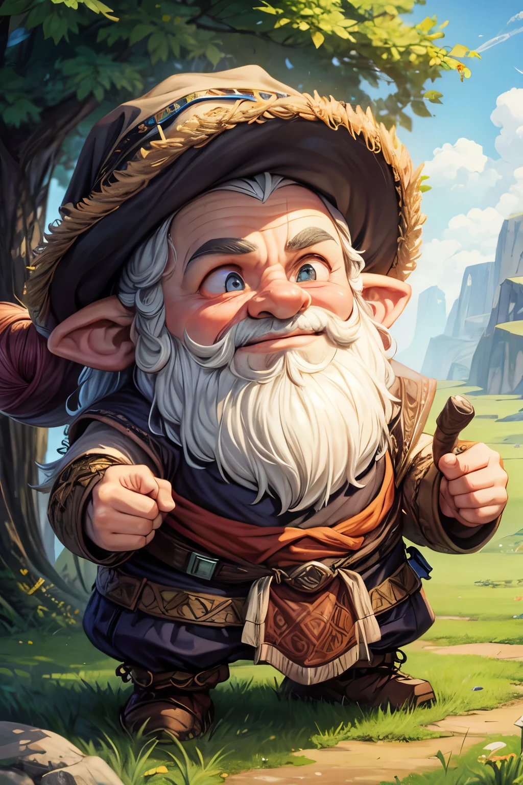 Dwarf Druid with promising look