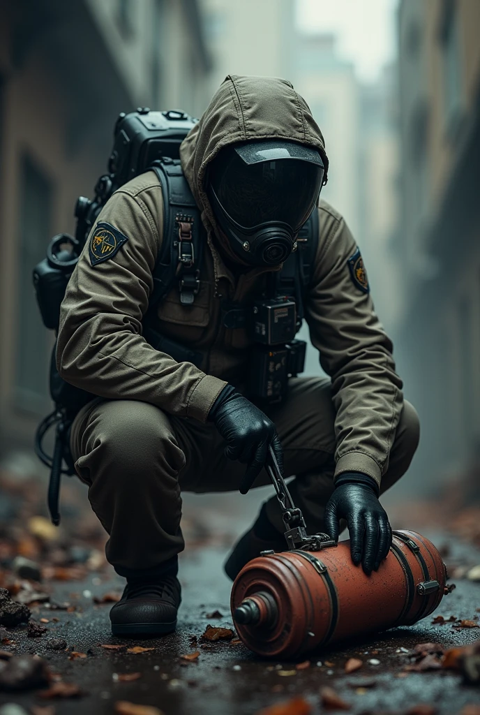 A bomb man