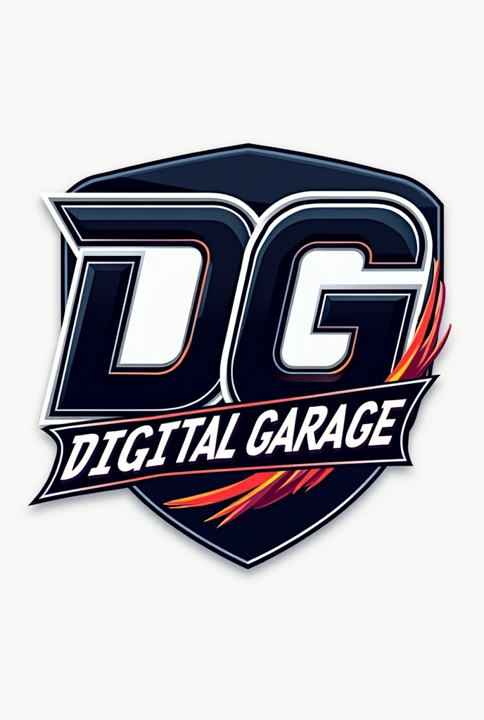 Criar um logotipo marcante e memorável para um canal de conteúdo automotivo no Tiktok, called "Digital Garage". The logo must convey the values of modernity, passion for cars and online community.

Channel Name:

Digital Garage Initials to be highlighted:

D and G Key Concepts:

Modernity: Reflect the digital nature of the channel and passion for modern cars and automotive technologies.
Passion for cars: Conveying enthusiasm and love for automobiles, be it classic or modern.
community: Suggest the idea of an online space where car lovers come together and share their passions.
garage: Evoke the image of a place where cars are cared for and modified, a space for enthusiasts.
Visual Elements to Consider:

Letters D and G: Initials should be highlighted and integrated harmoniously into the logo..
Icons: Consider including car-related icons, como rodas, Motores, screwdrivers, or more abstract elements that represent speed and movement.
colors: Utilizar uma paleta de colors que transmita energia, modernity and virility, such as shades of blue, rot, black and gray.
styled: Visual style can range from minimalist to more detailed, depending on the desired identity.
Target Audience:

Young people and adults passionate about cars.
Automotive technology and innovation enthusiasts.
People looking for information and entertainment about the automotive world.
Logo Applications:

Social media: Tiktok, instagramart, youtube, etc.
printed materials: visit cards, tshirts, stickers, etc.
Merchandising: Customized products with the brand.
Reference examples (optional):

[Include examples of logos from other brands or channels here that serve as inspiration, if any]

Comments:

[Include any other relevant information, as style preferences, colors, or restrictions.]

Examples of initial concepts:

Option 1: A minimalist logo with the letters D and G stylized in a c shape.