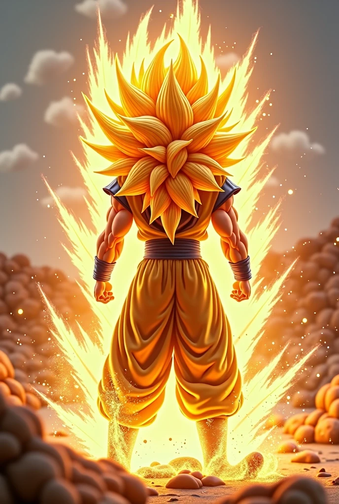 Make only the hair in super saiyan 3 