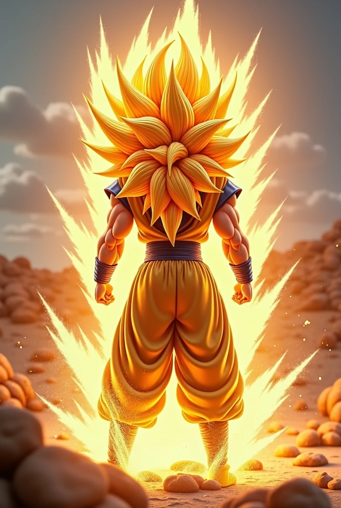 Make only the hair in super saiyan 3 
