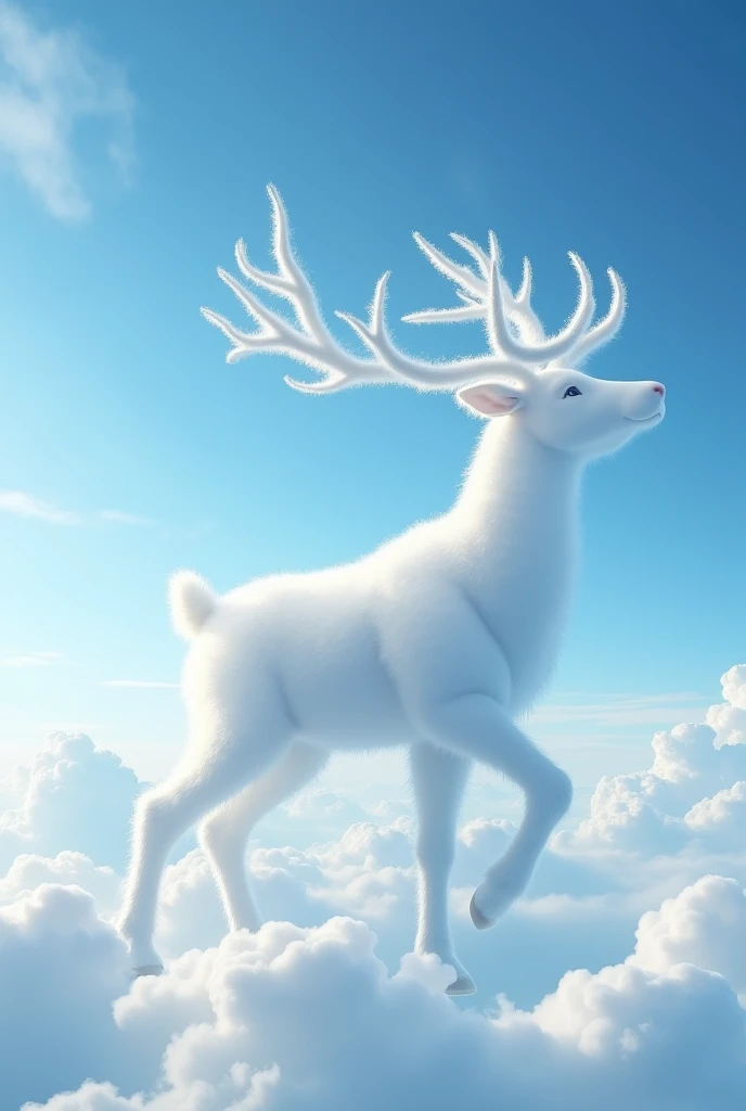 Reindeer-shaped cloud