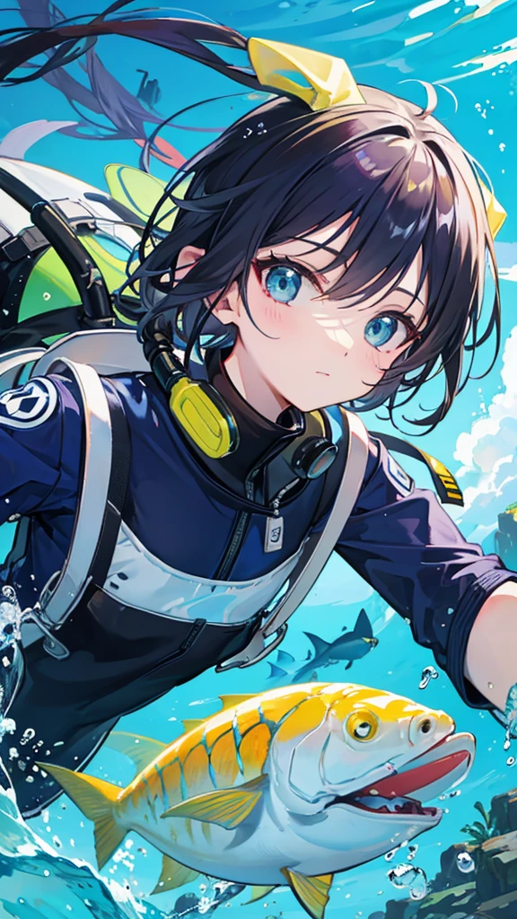scuba diving Snorkel Swimsuits fin Close-up fish