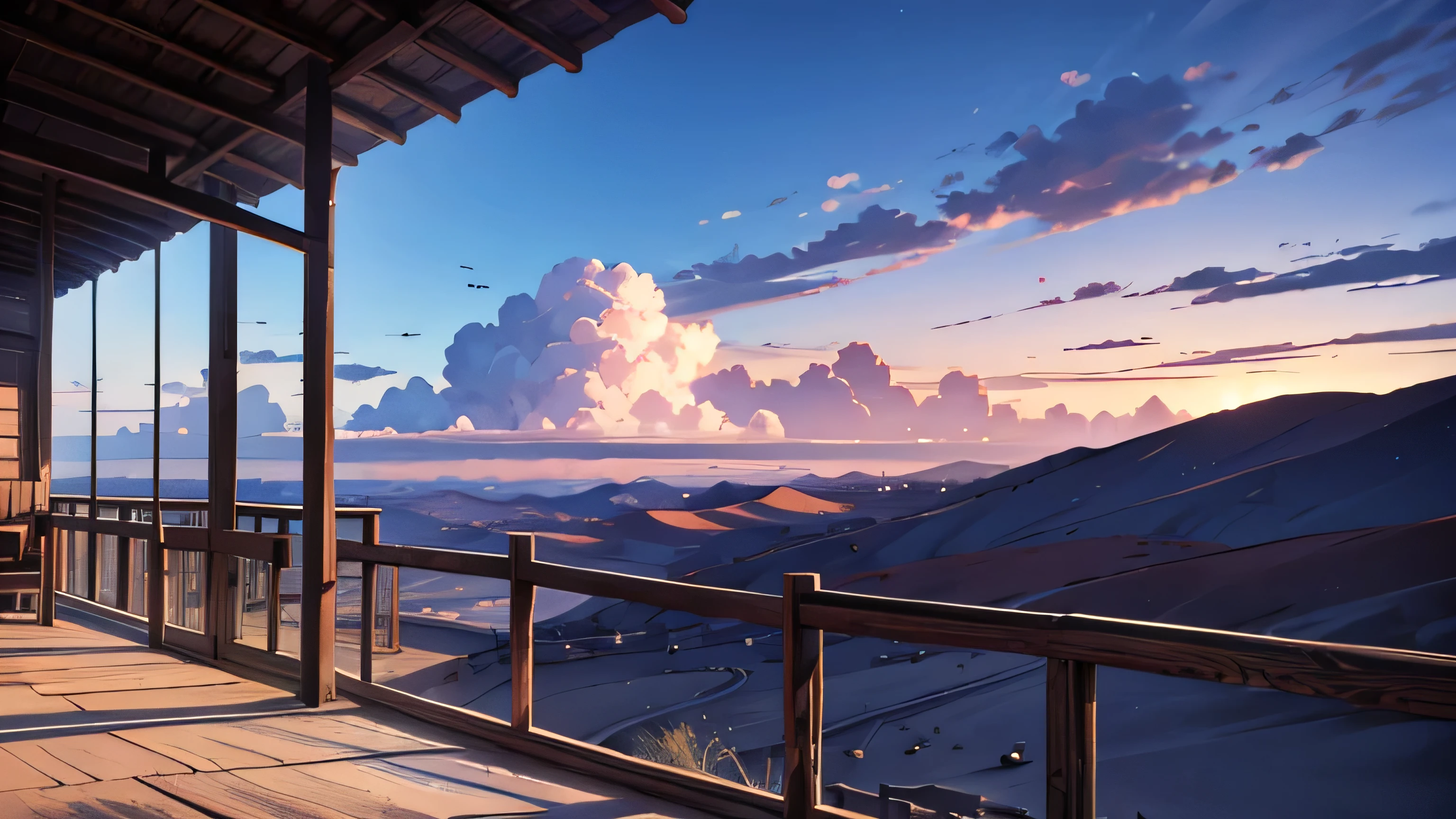 Deserted, beautiful scenery, relaxing