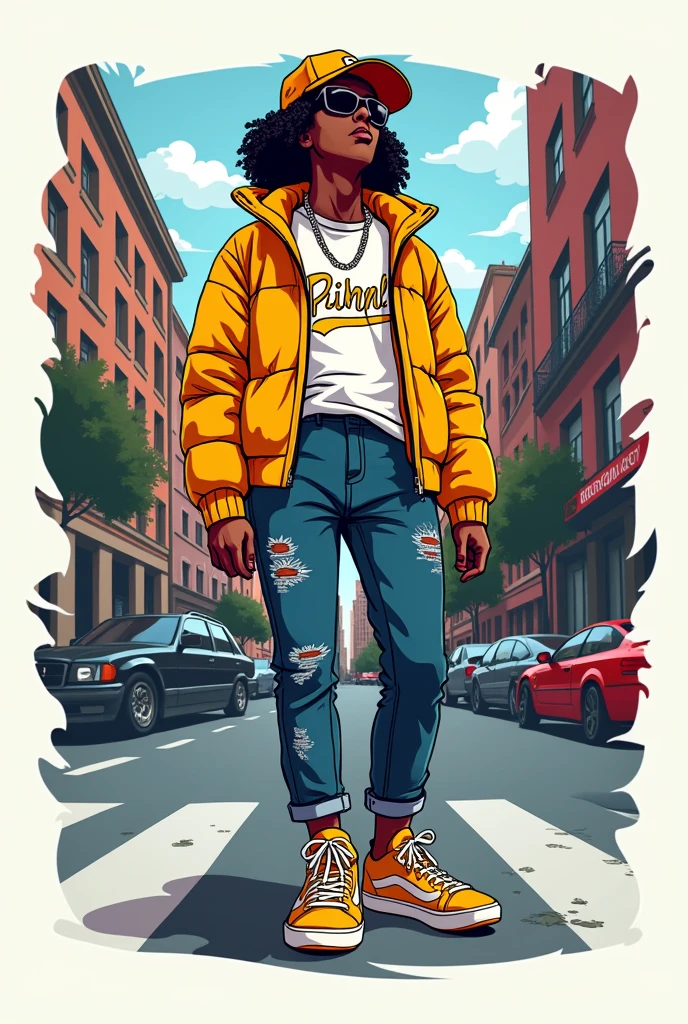 Logo attrayant pour "Babishopstore" qui est une boutique de vente en ligne de vêtements street wear
