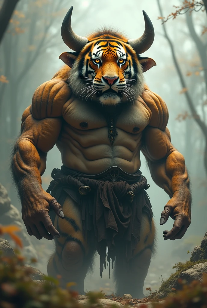 A person with a beef face with a tiger heart.