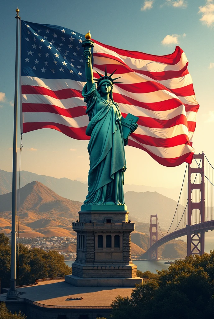 Create a photo of America